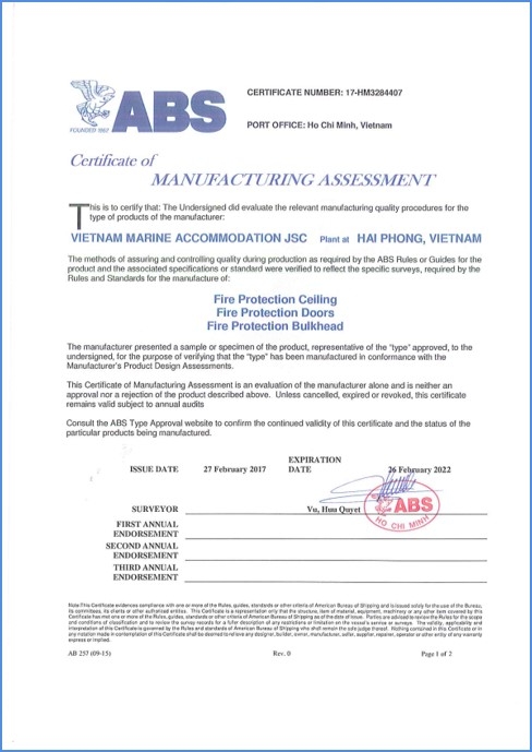 American Bureau of Shipping (ABS)